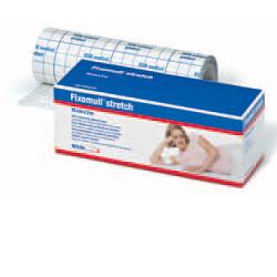 FASCIA AUTOADESIVA IPOALLERGENICA FISSAGGIO CATETERI FIXOMULL STRETCH. SUPPORTO IN POLIESTERE NON TESSUTO BIANCO, MASSA IN POLICARBONATO SENZA RESINE E GOMME NATURALI. 15X200CM - Farmacia Castello Srl