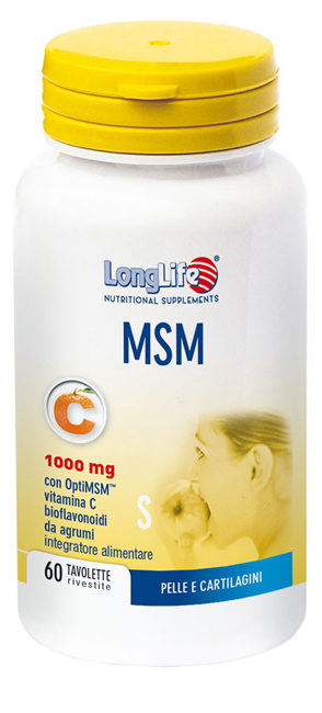 LONGLIFE MSM 1000 MG 60 TAVOLETTE - Farmacia Castello Srl