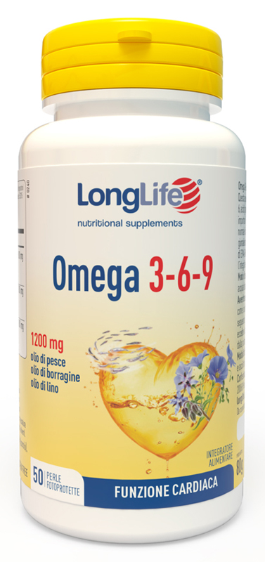 LONGLIFE OMEGA 3-6-9 50 PERLE FOTOPROTETTE - Farmacia Castello Srl