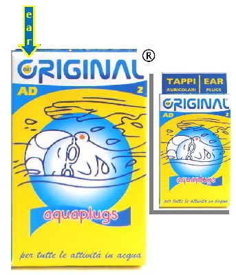 TAPPI AURICOLARI IDRORESISTENTI EAR ORIGINAL AQUAPLUGS 2 PEZZI - Farmacia Castello Srl