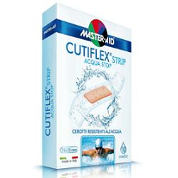 CEROTTO MASTER-AID CUTIFLEXMED STRIP TRASPARENTE IMPERMEABILE SUPPORTO IN POLIURETANO MEDIO 10 PEZZI - Farmacia Castello Srl