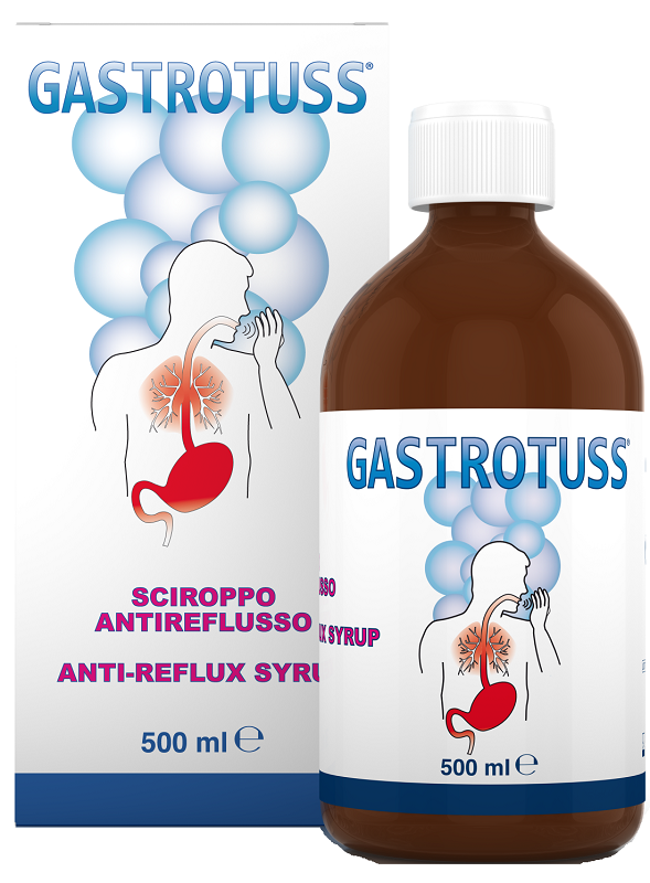 SCIROPPO ANTIREFLUSSO GASTROTUSS 500 ML - Farmacia Castello Srl