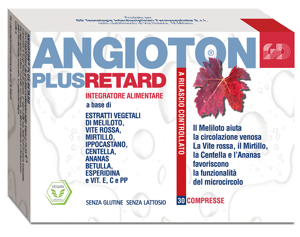 ANGIOTON PLUS RETARD 30 COMPRESSE - Farmacia Castello Srl