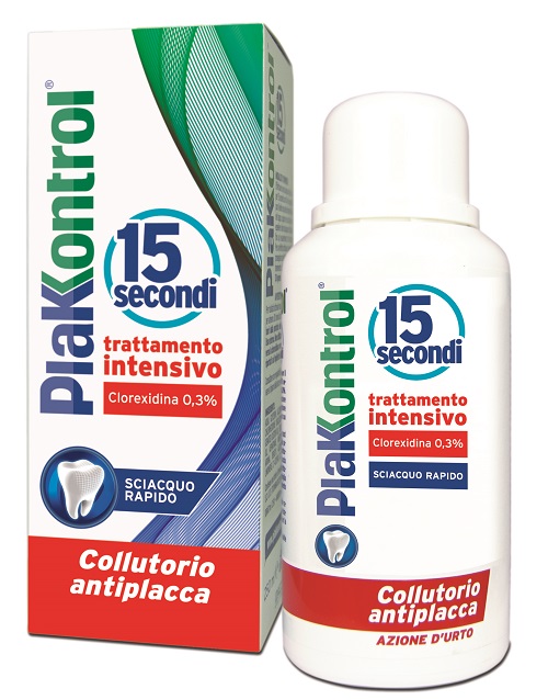 PLAKKONTROL 15 SECONDI COLLUTORIO 250 ML - Farmacia Castello Srl