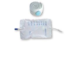 SACCA RACCOGLI URINA DA GAMBA PER INCONTINENZA IN PVC 750 ML TUBO RACCORDO DIRITTO 10 CM+RUBINETTO SCARICO+VALVOLA ANTIREFLUSSO+2 FASCE A BOTTONI 10 PEZZI - Farmacia Castello Srl