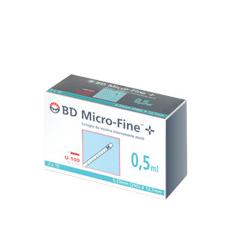 SIRINGA INSULINA BECTON DICKINSON 0,5 ML 100 UI AGO GAUGE 29 30 PEZZI - Farmacia Castello Srl