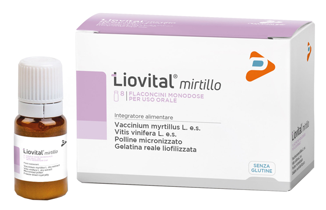 LIOVITAL MIRTILLO 8 FLACONCINI 10 ML - Farmacia Castello Srl