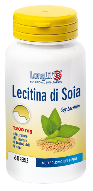 LONGLIFE LECITINA SOIA 60 PERLE DI GELATINA DA 1,7 G - Farmacia Castello Srl