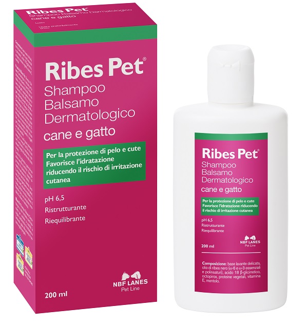 RIBES PET SHAMPOO BALSAMO FLACONE 200 ML - Farmacia Castello Srl