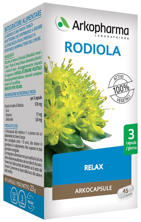 ARKO CAPSULE RODIOLA 45 CAPSULE - Farmacia Castello Srl