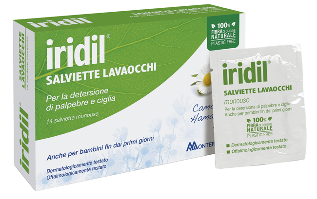 IRIDIL LAVAOCCHI 14 SALVIETTE MONOUSO - Farmacia Castello Srl