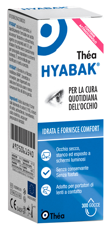 HYABAK SOLUZIONE OFTALMICA 10 ML - Farmacia Castello Srl