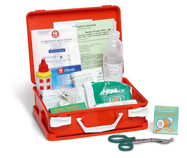 PACCHETTO DI MEDICAZIONE REINTEGRO DEL PACCO BASE COMPLETO ALLEGATO 2 DM 388 DEL 15/07/2003 - Farmacia Castello Srl