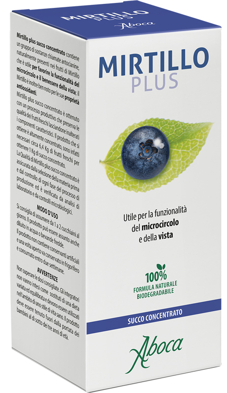MIRTILLO PLUS SUCCO CONCENTRATO 100 ML - Farmacia Castello Srl