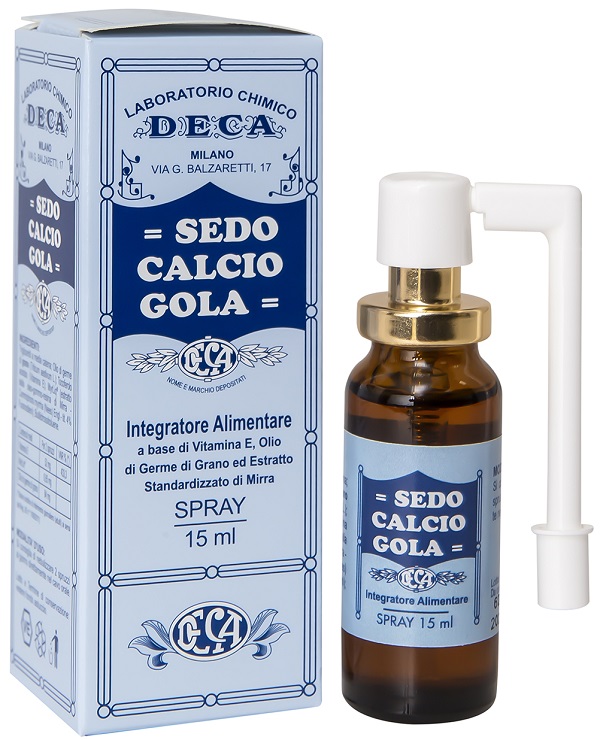 SEDO CALCIO GOLA SPRAY 15 ML - Farmacia Castello Srl