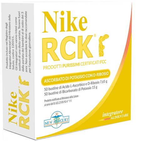 NIKE RCK ASCORBATO POTASSIO + RIBOSIO 100 BUSTINE 22,65 G - Farmacia Castello Srl