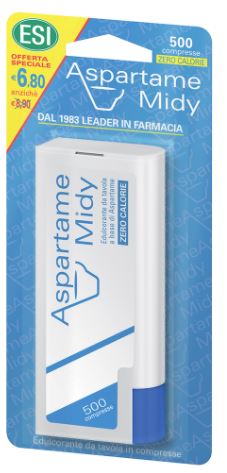 ESI ASPARTAME MIDY 500 COMPRESSE OFFERTA SPECIALE - Farmacia Castello Srl