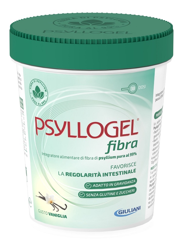 PSYLLOGEL FIBRA VANIGLIA VASO 170 G - Farmacia Castello Srl