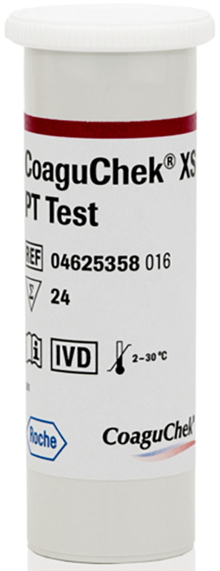 STRISCE REATTIVE PER APPARECCHIO AUTODIAGNOSTICO COAGUCHEK XS PT TEST 6 PEZZI - Farmacia Castello Srl