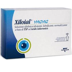 SOLUZIONE OFTALMICA IDRATANTE LUBRIFICANTE XILOIAL 20 MONODOSE DA 0,5ML - Farmacia Castello Srl