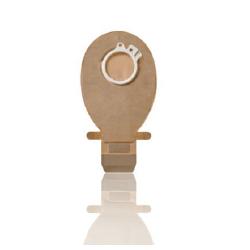 SACCA PER ILEOSTOMIA SISTEMA A 2 PEZZI SENSURA CLICK APERTA RICOPERTA IN TNT FORO 60MM CAPACITA' 650ML 30 PEZZI - Farmacia Castello Srl