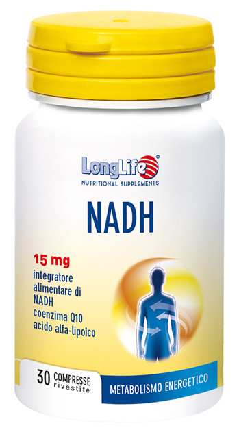 LONGLIFE NADH CON Q10 30 COMPRESSE - Farmacia Castello Srl