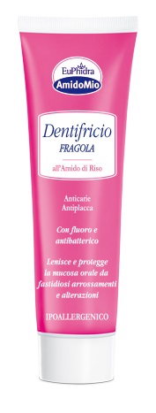 EUPHIDRA AMIDOMIO DENTIFRICIO FRAGOLA 50 ML - Farmacia Castello Srl