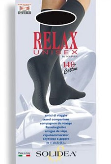 RELAX UNISEX 140 GAMBALETTO COTTON NERO 3 - Farmacia Castello Srl