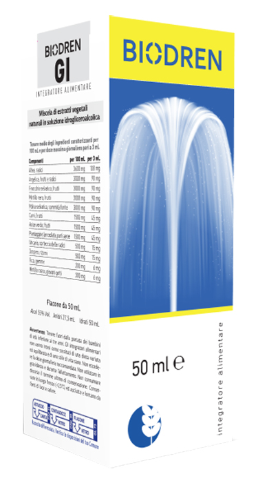 BIODREN GI SOLUZIONE IDROALCOLICA 50 ML - Farmacia Castello Srl