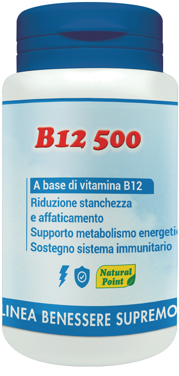 B12 500 CIANOCOBALAMINA 100 CAPSULE VEGETALI - Farmacia Castello Srl