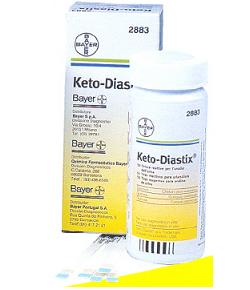 STRISCE MISURAZIONE GLICOSURIA E CHETONURIA KETODIASTIX 50 PEZZI - Farmacia Castello Srl