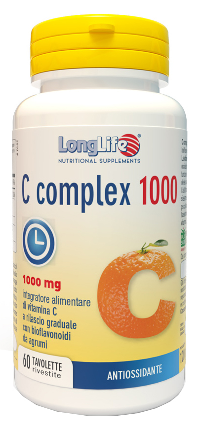 LONGLIFE C COMPLEX 1000 T/R 60 TAVOLETTE - Farmacia Castello Srl