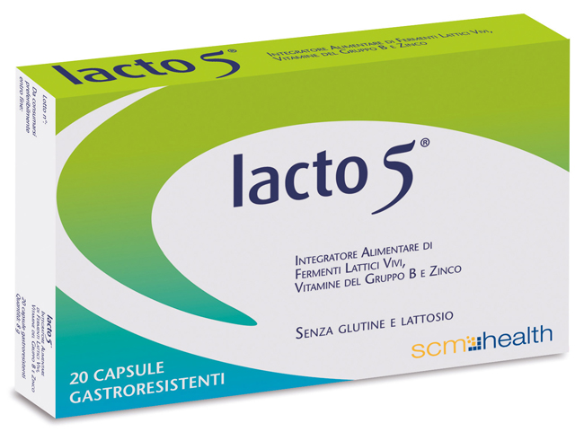 LACTO 5 20 CAPSULE - Farmacia Castello Srl
