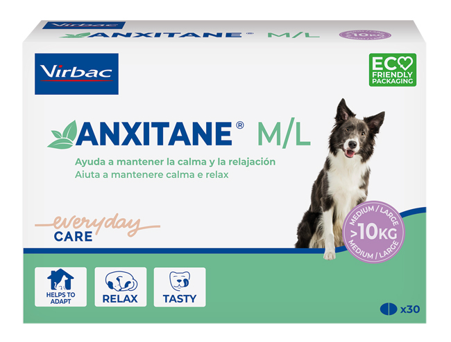 ANXITANE M/L SUPPLEMENTO NUTRIZIONALE SCATOLA 30 COMPRESSE APPETIBILI - Farmacia Castello Srl