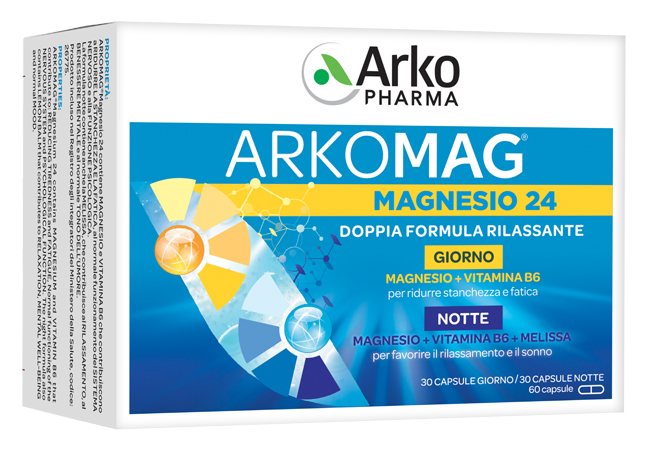 MAGNESIO 24 60 CAPSULE - Farmacia Castello Srl