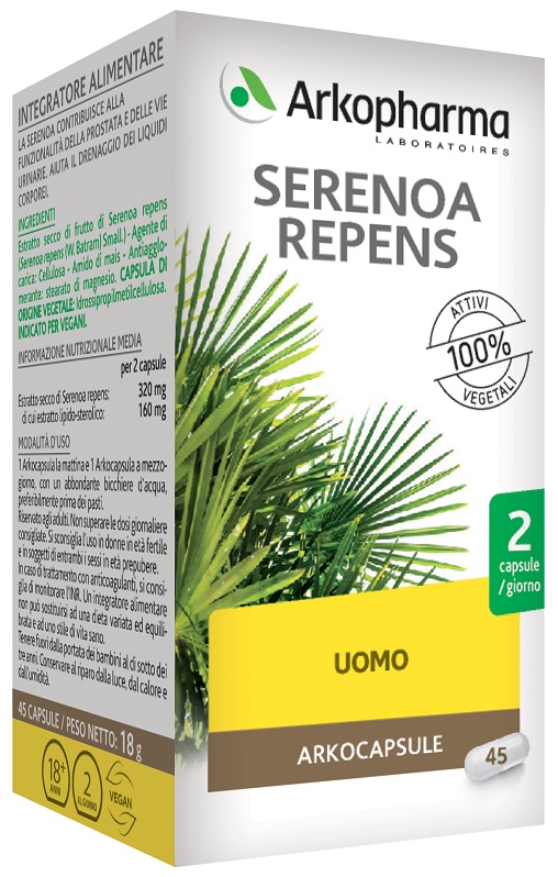SERENOA REPENS 45 CAPSULE - Farmacia Castello Srl