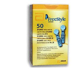 LANCETTE PUNGIDITO FREESTYLE GAUGE 28 50 PEZZI - Farmacia Castello Srl