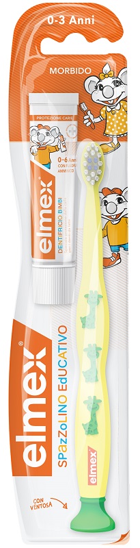 ELMEX SPAZZOLINO BIMBI EDUCATIVO NEW 0-3 ANNI - Farmacia Castello Srl