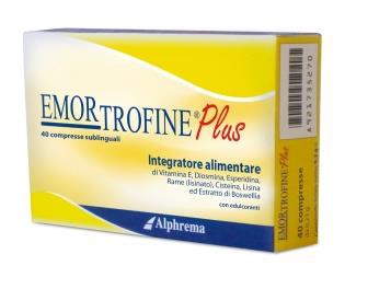 EMORTROFINE PLUS 40 COMPRESSE SUBLINGUALI - Farmacia Castello Srl