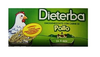 DIETERBA OMOGENEIZZATO POLLO 3 PEZZI 80 G - Farmacia Castello Srl