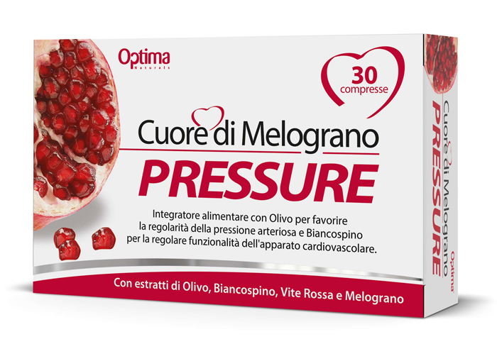 CUORE DI MELOGRANO PRESSURE 30 COMPRESSE 1 G - Farmacia Castello Srl