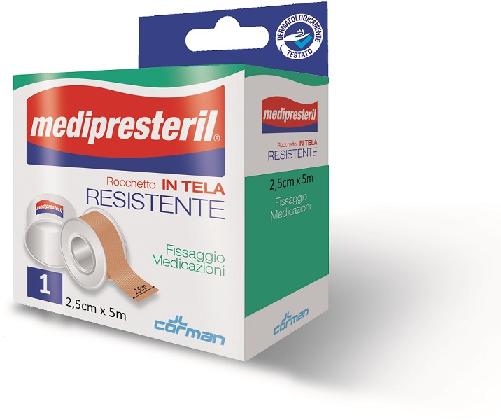 CEROTTO IN ROCCHETTO IN TELA MEDIPRESTERIL 5X250CM - Farmacia Castello Srl