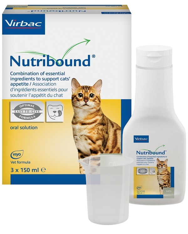 NUTRIBOUND SOLUZIONE ORALE APPETIBILE PER GATTO 3 FLACONI DA 150 ML - Farmacia Castello Srl