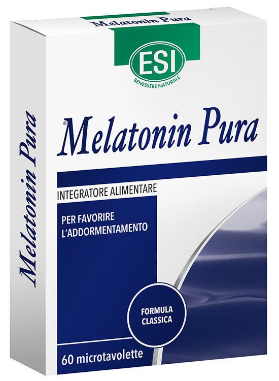 ESI MELATONIN PURA 60 MICROTAVOLETTE - Farmacia Castello Srl