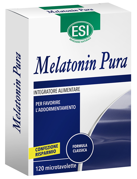 ESI MELATONIN PURA 120 MICROTAVOLETTE - Farmacia Castello Srl