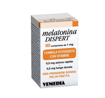 MELATONINA DISPERT 1MG DI MELATONINA 60 COMPRESSE - Farmacia Castello Srl