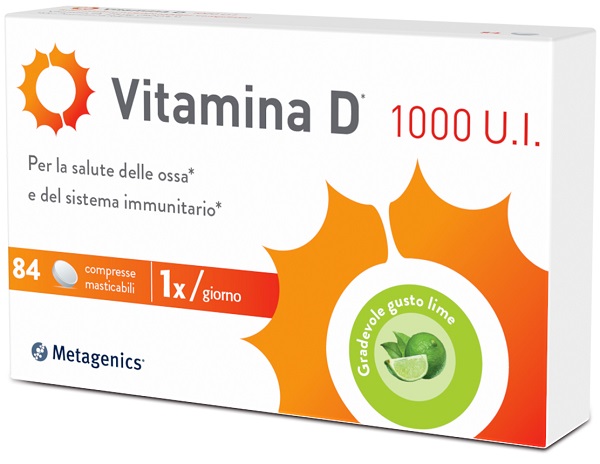 VITAMINA D 1000 UI 84 COMPRESSE MASTICABILI - Farmacia Castello Srl