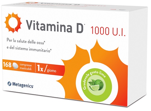 VITAMINA D 1000 UI 168 COMPRESSE MASTICABILI - Farmacia Castello Srl