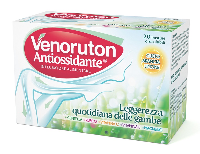 VENORUTON ANTIOSSIDANTE 20 BUSTINE OROSOLUBILI MONODOSE - Farmacia Castello Srl