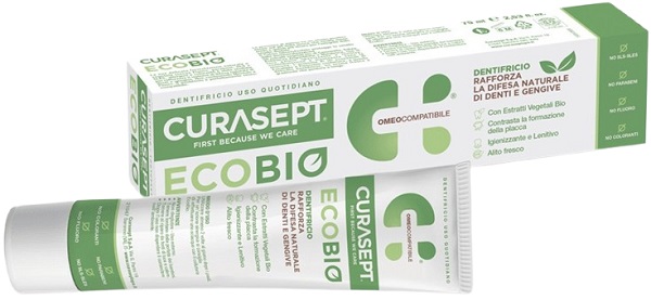 CURASEPT PHARMADENT ECOBIO DENTIFRICIO 75 ML - Farmacia Castello Srl